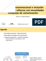 Desarrollo Socioemocional e Inclusión Educativa en NCC