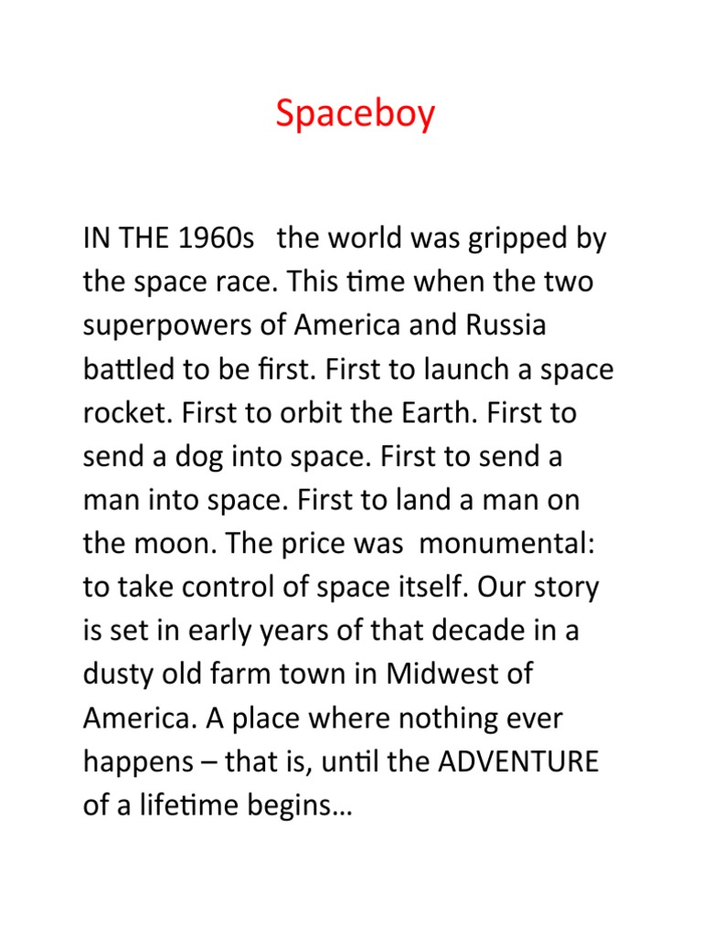 Spaceboy: Ruth's Cosmic Adventure | PDF | Unidentified Flying Object ...