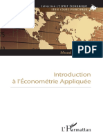 Moad El kharrim - Introduction à l'Econométrie Appliquée-L'Harmattan (2022)