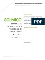 Proyecto Movilización SOLMICO, C.A.