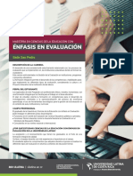 Plan Maestria Ciencias Educacion - Evaluacion SP Web