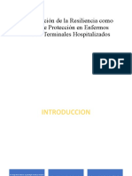 Manifestación de La Resiliencia Como Factor de Protección