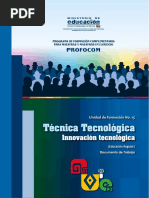 UF 15 - Tecnica Tecnologica