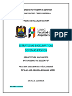 Estrategias Bioclimaticas