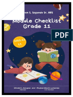 For Module Checklist