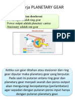 CARA KERJA PLANETARY GEAR