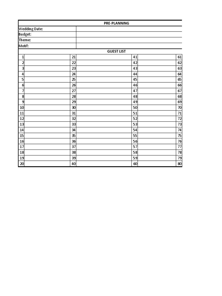 Wedding Details Tracker Template | PDF | Government | Marriage