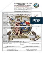 Philippine Eagles Membership Application