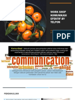 Work Shop Komunikasi Efektif by Telpon New