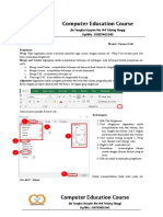 Excel 1 - Alignment