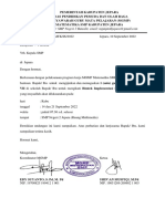 Undangan Peserta Bimtek IKM 14 Dan 21 September 2022