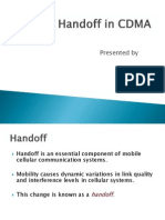 Essential Mobile Handoff Mechanisms: Hard vs Soft Handoffs in CDMA Systems
