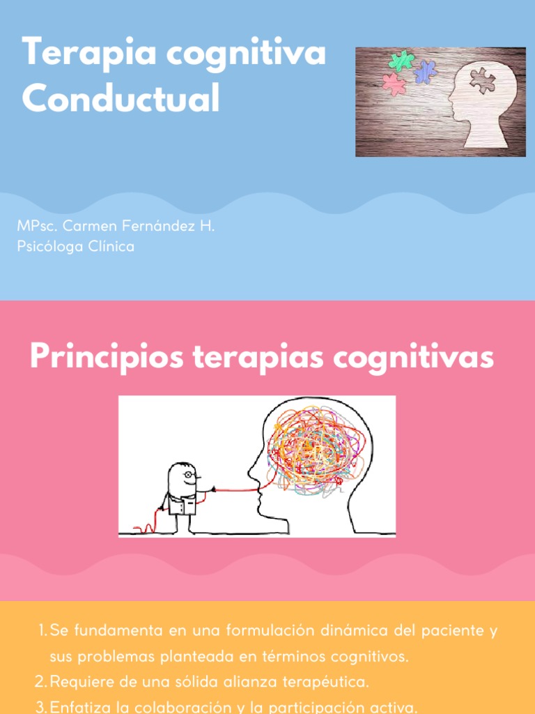 Terapia Cognitiva Conductual | PDF | Terapia cognitiva | Comportamiento
