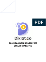 Fasilitas Dan Bonus Free Diklat Diklatco