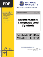 CM 2 MMW Chapter 2 Mathematics As A Language and Symbols