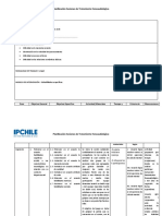 Planificación Sesiones de Tratamiento Fonoaudiológico