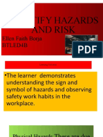 IDENTIFY HAZARDS AND RISK IN THE WORKPLACE