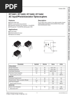 H11AA1, H11AA3, H11AA2, H11AA4 AC Input/Phototransistor Optocouplers