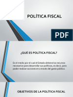 Política fiscal: objetivos, tipos y efectos en la economía