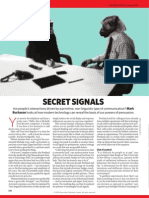 Secret Signals: Are People's Interactions Driven by A Primitive, Non-Linguistic Type of Communication? Mark