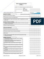 Evaluasi Pelatihan Level 1