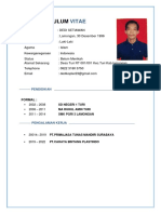 Curriculum Vitae Dedi Setiawan