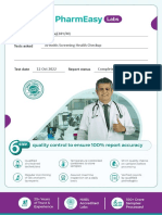 Subham Raj (28Y/M) Arthrits Screening Health Checkup: Report For Tests Asked