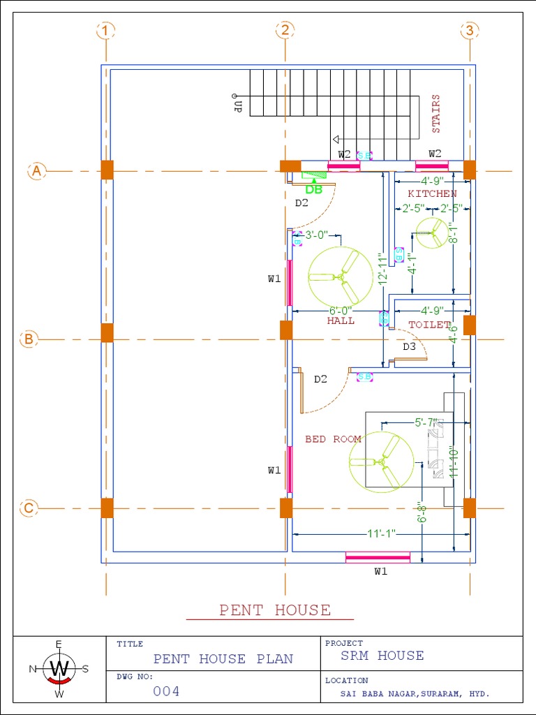 Penthouse Floor Plan Design | PDF | Residential Buildings | Houses