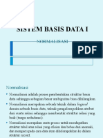 Pertemuan 5 Normalisasi