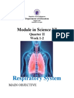 Science Vi-Quarter 2 Module (Week 1-2 Respiratory System)