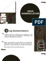 Drug Nomenclature: Understanding Chemical, Generic & Brand Names