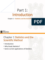1 Statistics and The Statistical Method