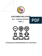 Customer Relations - Self Learning Material 2