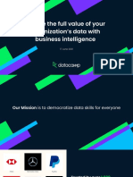 Realize The Full Value of Your Organization's Data With Business Intelligence