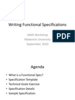 2 Writing Functional Specifications(3)