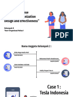 Teori Organisasi Kelas I - Kelompok 2 - TM 3