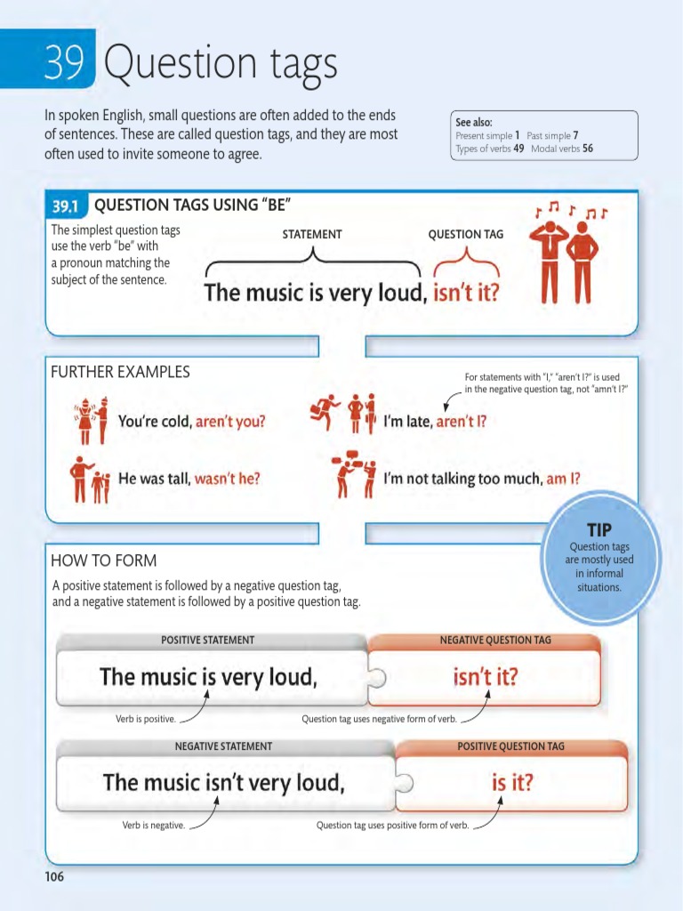 Question Tags & Short Questions Guide | PDF | Question | Verb