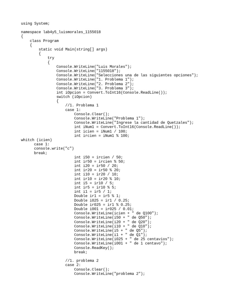 Codigo | PDF
