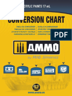 Acrylic Colors Conversion Chart