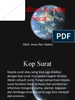 Penulisan Kepala Surat