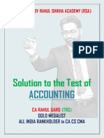 Solution Accounts