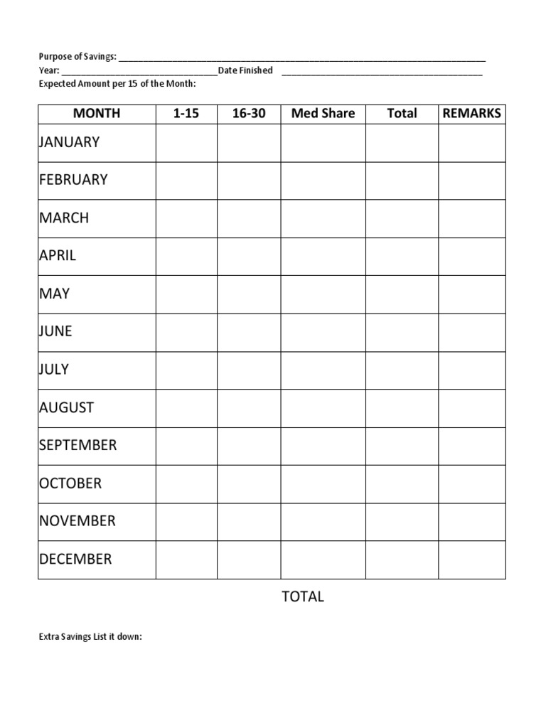 Daily Savings | PDF