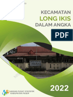 Kecamatan Long Kali Dalam Angka 2022
