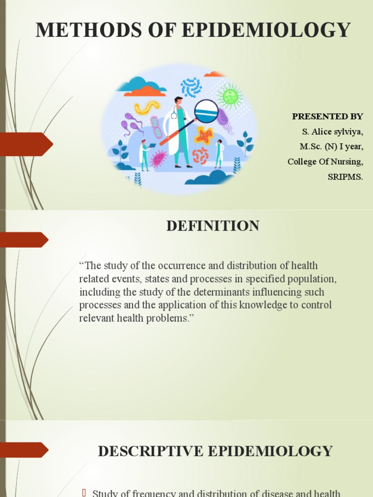 Overview of Epidemiological Methods | PDF | Cohort Study | Epidemiology