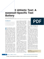 Baseball Athletic Test A Baseball Specif