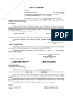 Deed of Donation 2020 Template
