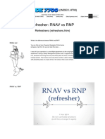 Refresher - RNAV Vs RNP