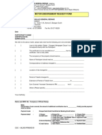 Non Motor Endorsement Request Form - 2