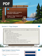 Fast Path To B2C Commerce Developer Certification - Module 5 - Page Designer and Jobs Framework