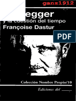 DASTUR, FRANÇOISE - Heidegger y La Cuestión Del Tiempo (OCR) (Por Ganz1912)